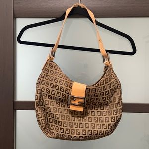 Fendi Zucchino hobo bag
